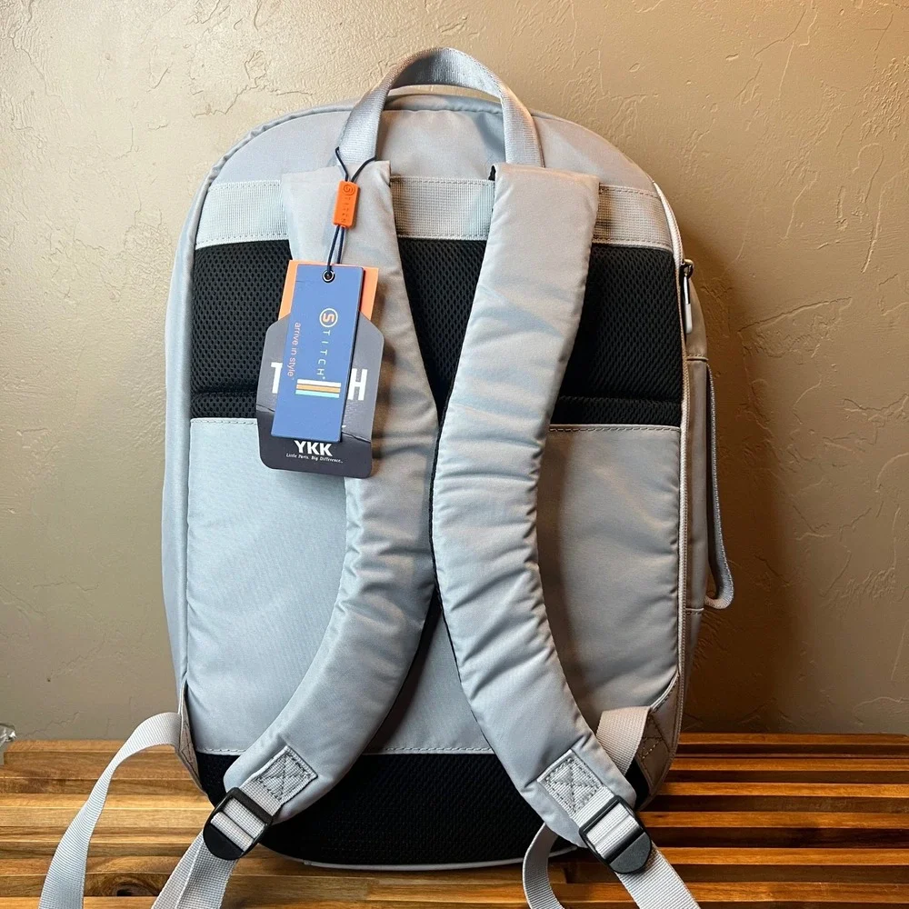 Stitch Golf Jubilee 2024 Blue Gray Backpack 1947 Tree Logo Laptop Bag